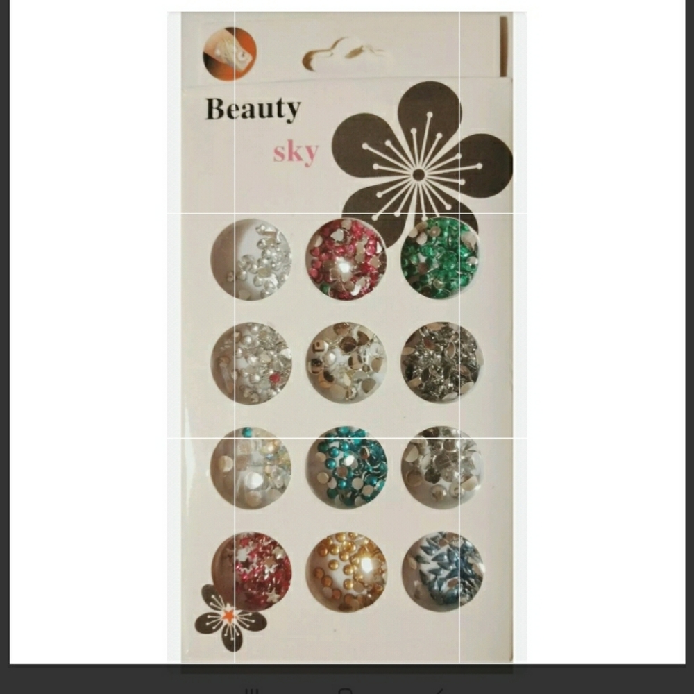 Nail art Decoration Rhinestones, 11 Colors